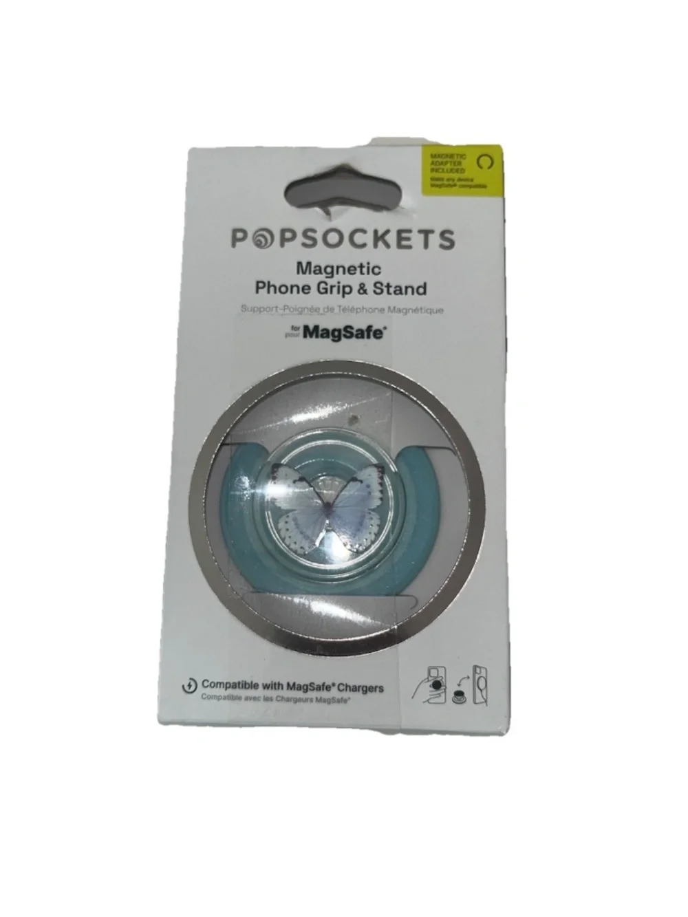 POPSOCKETS MAGNETIC PHONE GRIP & STAND WITH MAGSAFE MAGNETIC BUTTERFLY